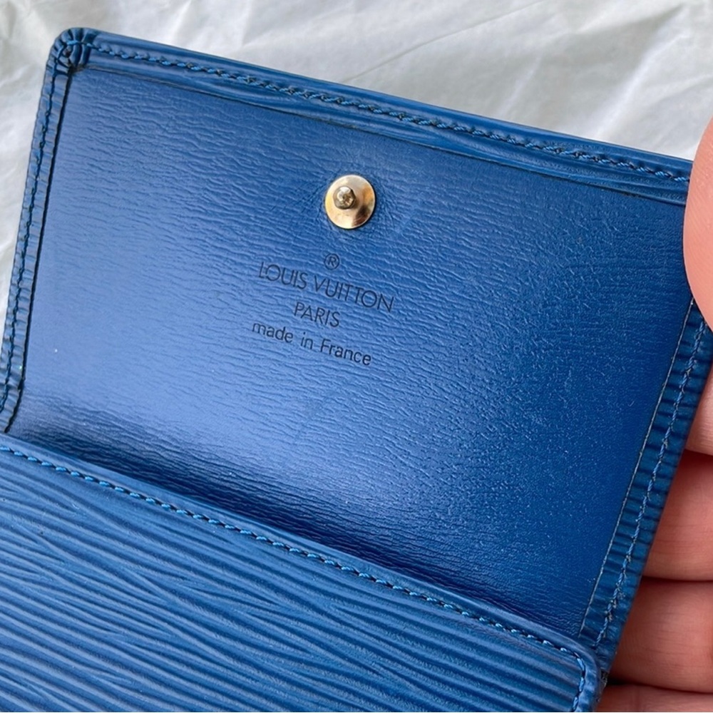 Authentic Louis Vuitton Blue Wallet EUC/GUC - Picture 4 of 7